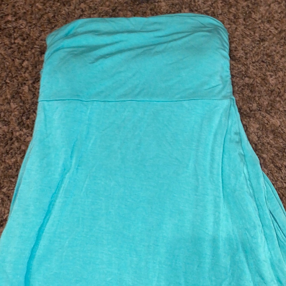 Blue maxi skirt
